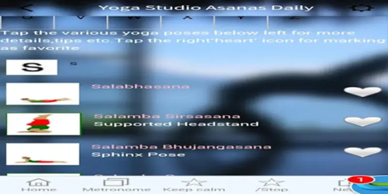 Yoga Exercises android App screenshot 1